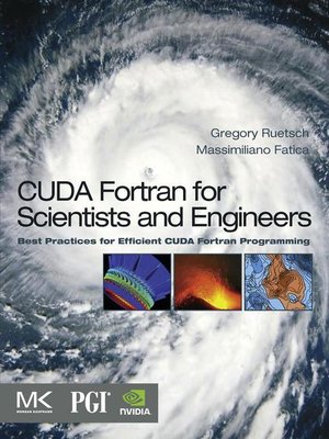 cover image of CUDA Fortran for Scientists and Engineers